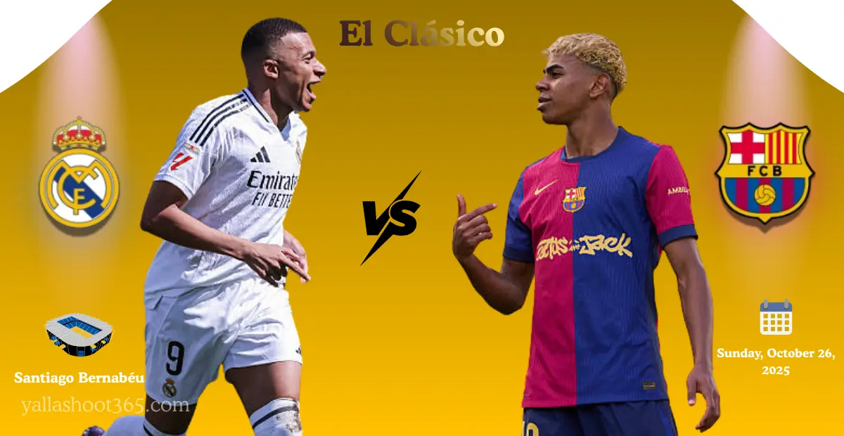 Real Madrid vs Barcelona: El Clásico Ignites the Battle for La Liga Supremacy